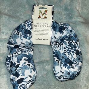 Blue Floral Warming Neck Wrap